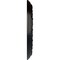 Ekena Millwork Carlsbad Ceiling Medallion (Fits Canopies up to 14 1/4"), Hnd-Painted Jet Black, 19 1/2"OD x 1 3/4"P CM19CABLF - alternate 3